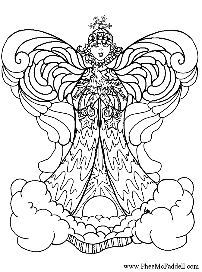 angels and coloring and pages - photo #9