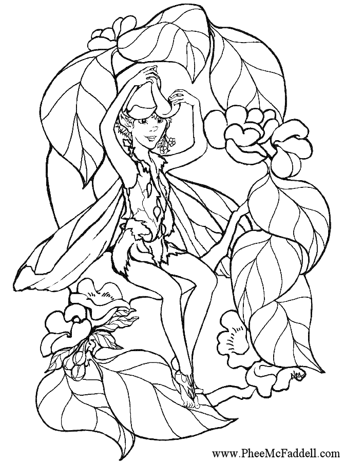 mcphee fairy coloring pages - photo #9