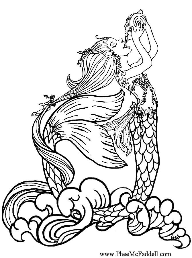h2o coloring pages - photo #7