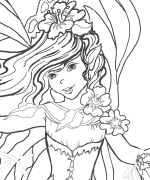 Melody Fairy Coloring Page