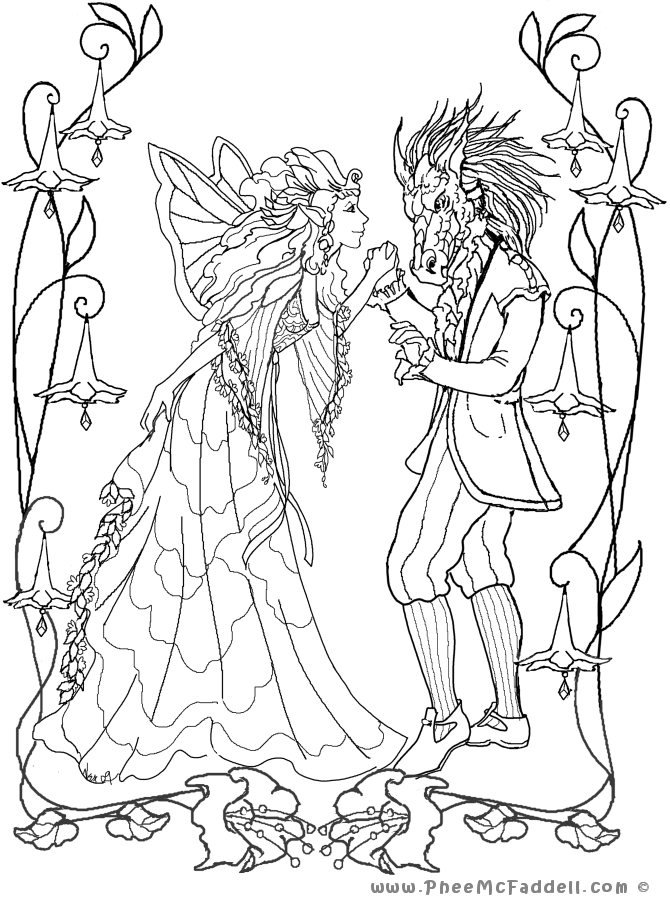 a midsummer nights dream free coloring pages - photo #6
