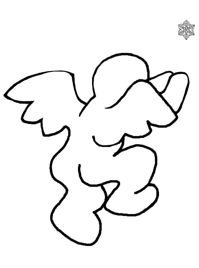 snow angel coloring pages - photo #32