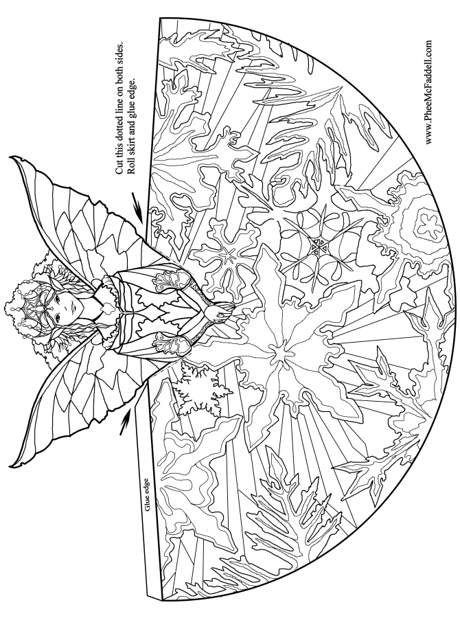 fairy princess coloring pages - photo #32
