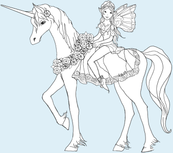 Unicorn Coloring on Start By Thinking Of All The Colors That The Unicorn Might Be