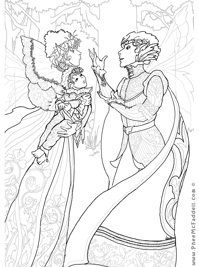 a midsummer nights dream free coloring pages - photo #18