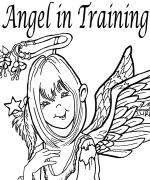 Angel In Training Coloring Page
