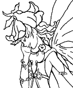 Fairy Gym Coloring Page
