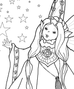 A Fairy Blessing Coloring Page