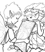 Teasel Twila Fairy Coloring Page
