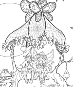 Refreshment Arbor Coloring Page