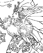 Snowflake Fairy Coloring Page