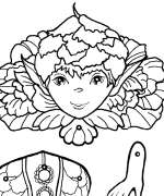 Ferne Puppet Coloring Page