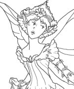First Fairy Coloring Page