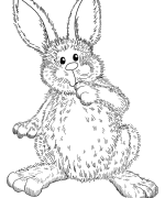 Me The Easter Bunny Coloring Page